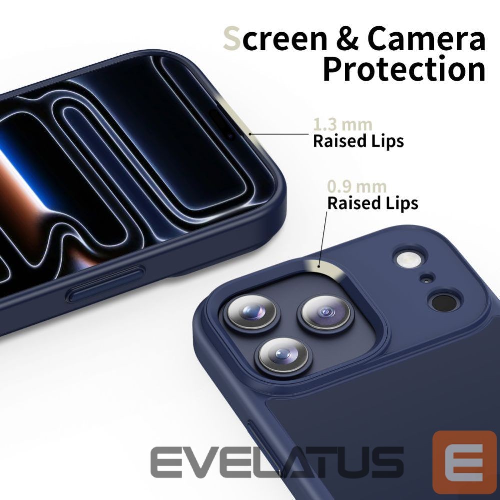 Citas preces Tech-Protect Tech-Protect MagMat Case for iPhone 17 Pro - Matte Navy Blue