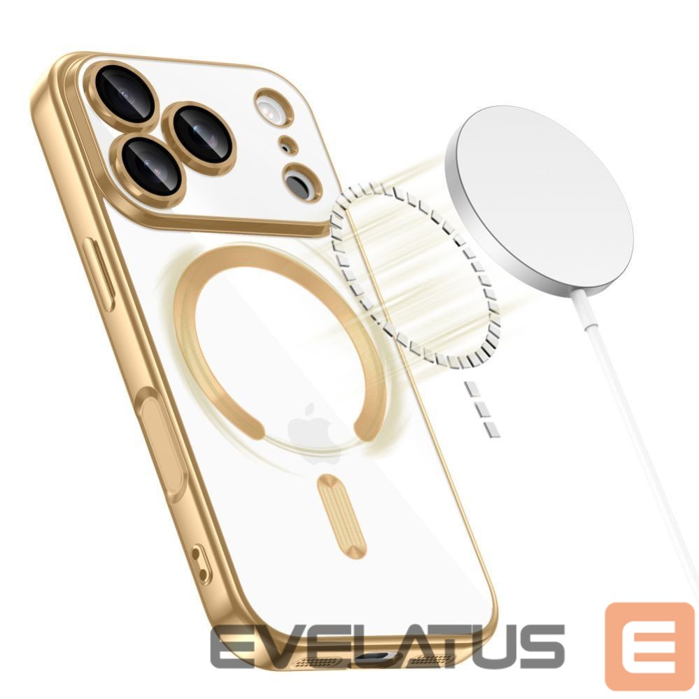 Citas preces Tech-Protect Tech-Protect MagFlex MagSafe Case for iPhone 17 Pro Max - Transparent Gold