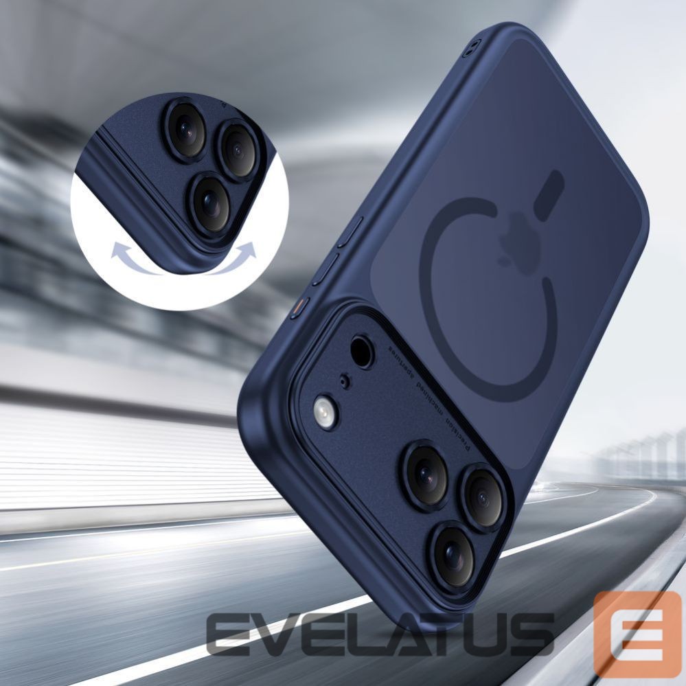 Citas preces Tech-Protect Tech-Protect Magpeak Magsafe CC Case for iPhone 17 Pro - Matte Navy Blue