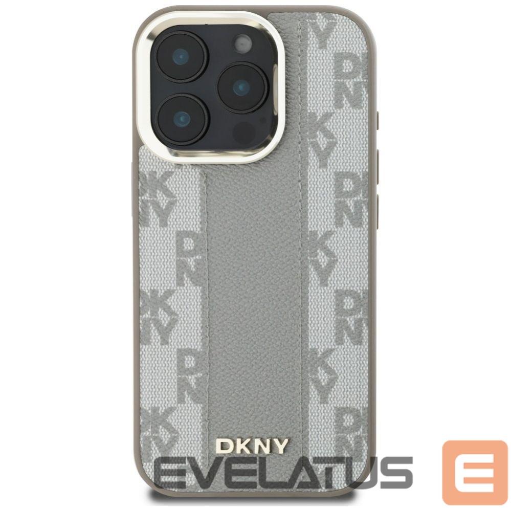 Citas preces DKNY DKNY Checkered Pattern Magsafe iPhone 16 Pro Case - Beige