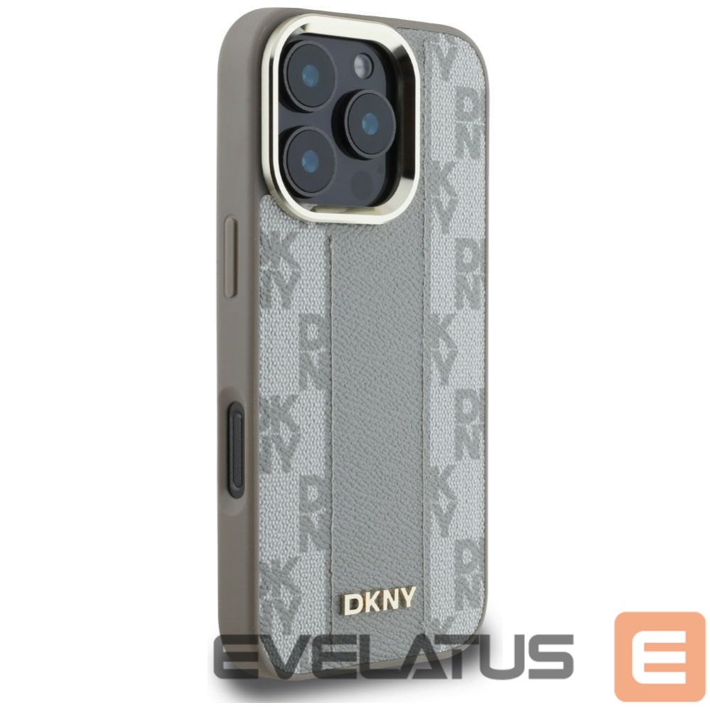 Citas preces DKNY DKNY Checkered Pattern Magsafe iPhone 16 Pro Case - Beige