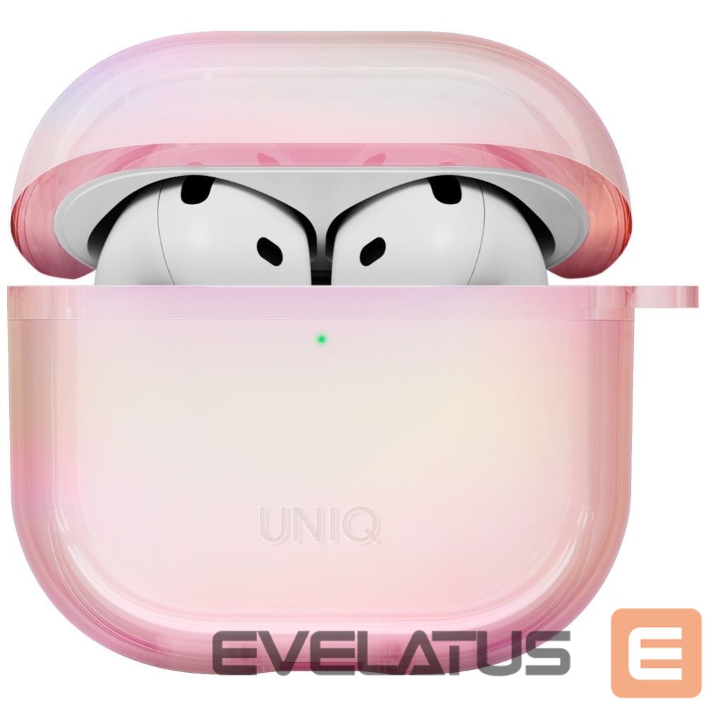 Citas preces UNIQ Uniq Iridescia AirPods 4 Hang Case - Holo Pink