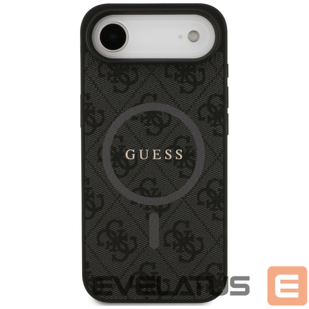 Citas preces Guess Guess 4G Ring Classic Logo MagSafe case for iPhone 17 Air - black