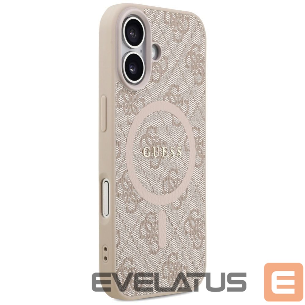 Citas preces Guess Guess 4G Ring Classic Logo MagSafe Case for iPhone 17 - Pink