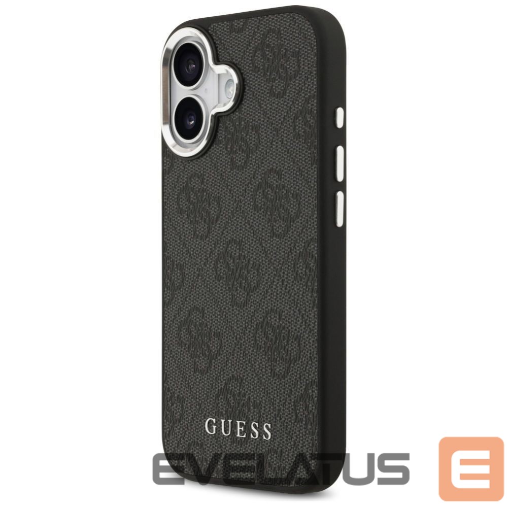 Citas preces Guess Guess 4G Classic Logo MagSafe case for iPhone 17 - brown Black