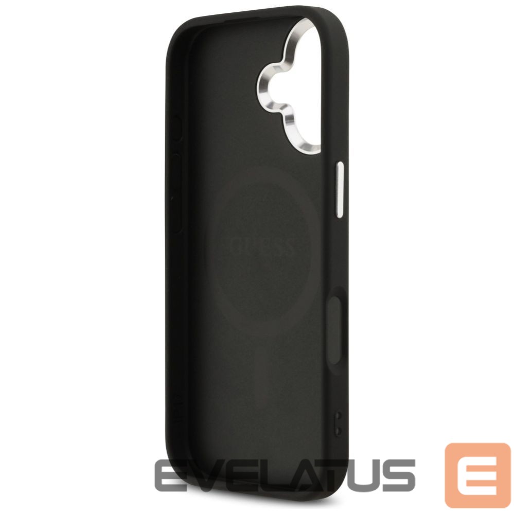 Citas preces Guess Guess 4G Classic Logo MagSafe case for iPhone 17 - brown Black