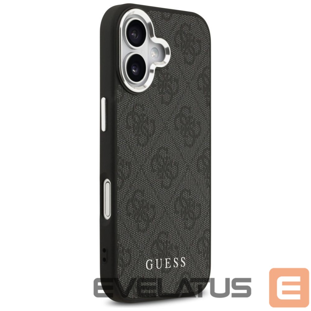 Citas preces Guess Guess 4G Classic Logo MagSafe case for iPhone 17 - brown Black