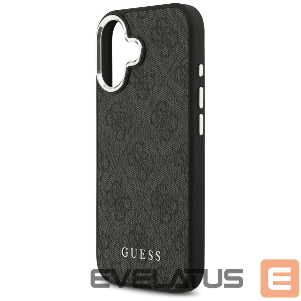 Citas preces Guess Guess 4G Classic Logo MagSafe case for iPhone 17 - brown Black