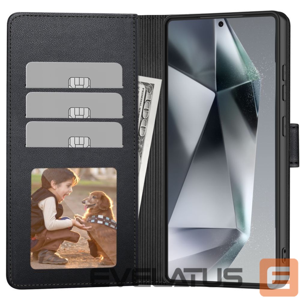 Citas preces Tech-Protect Tech-Protect Wallet Case for Samsung Galaxy S25 Ultra - Black