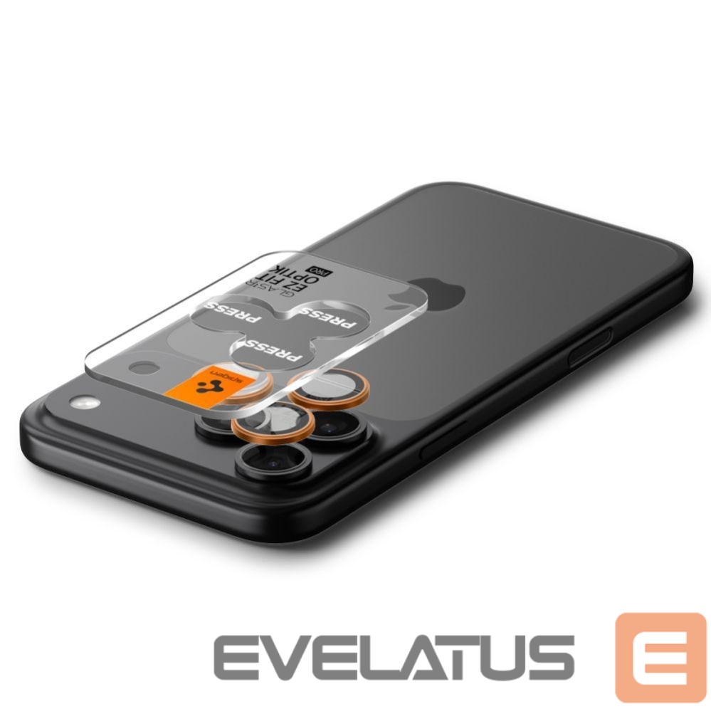 Citas preces Spigen Spigen Optik Pro Camera Lens Glass for iPhone 16 Pro / Max / 17 Pro / Max - Orange