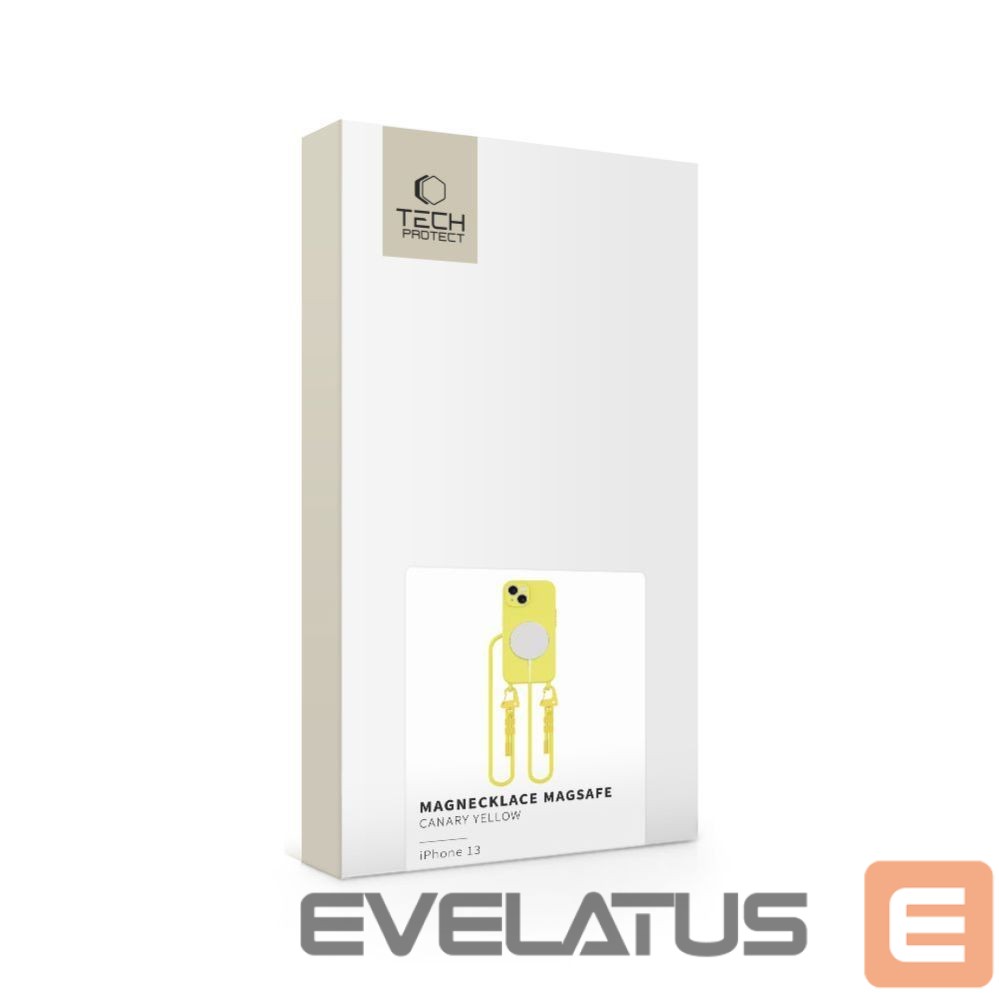 Citas preces Tech-Protect Tech-Protect Magnecklace MagSafe Case for iPhone 13 - Yellow