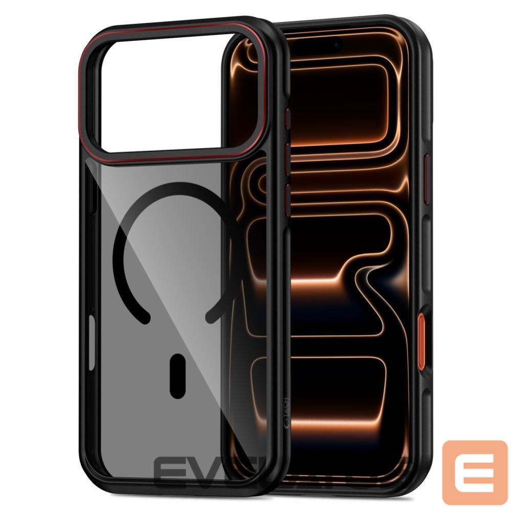 Citas preces Tech-Protect Tech-Protect MagHybrid MagSafe Case for iPhone 17 Pro - Black and Red
