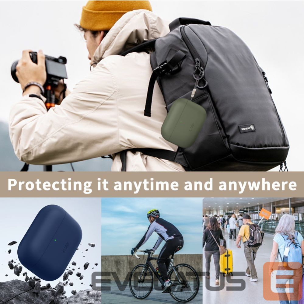 Citas preces Tech-Protect Tech-Protect Silicone Case for AirPods Pro 3 - Purple