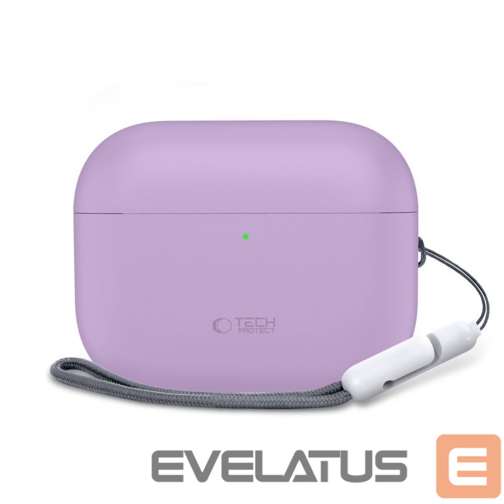 Citas preces Tech-Protect Tech-Protect Silicone Case for AirPods Pro 3 - Purple