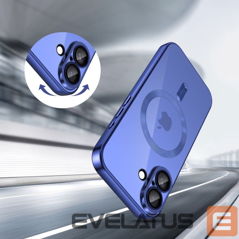 Citas preces Tech-Protect Tech-Protect MagFlex MagSafe Case for iPhone 17 - Clear Navy Blue