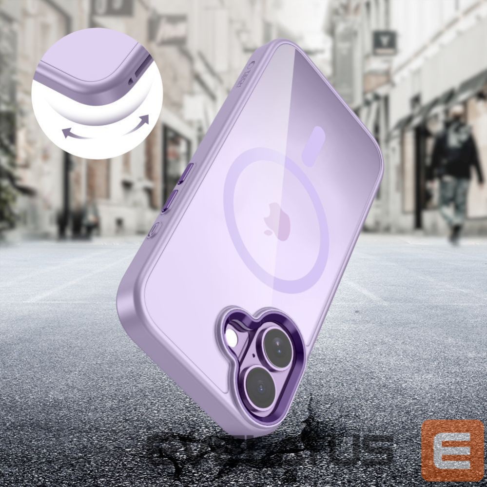 Citas preces Tech-Protect Tech-Protect MagMat MagSafe Case for iPhone 17 - Transparent Purple