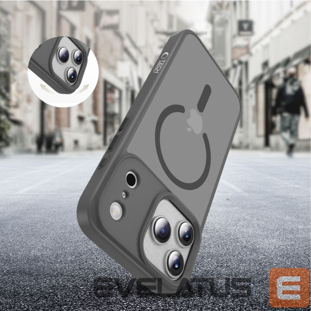 Citas preces Tech-Protect Tech-Protect MagMat MagSafe Case for iPhone 17 Pro - Gray