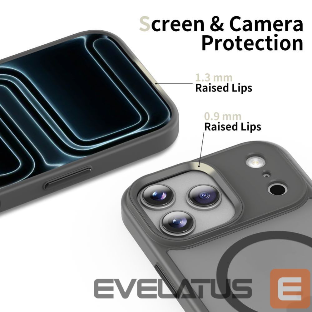 Citas preces Tech-Protect Tech-Protect MagMat MagSafe Case for iPhone 17 Pro - Gray