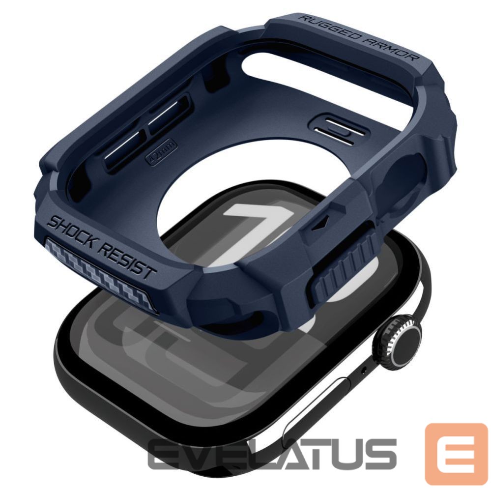Citas preces Spigen Spigen Rugged Armor Case for Apple Watch 42mm - Navy Blue