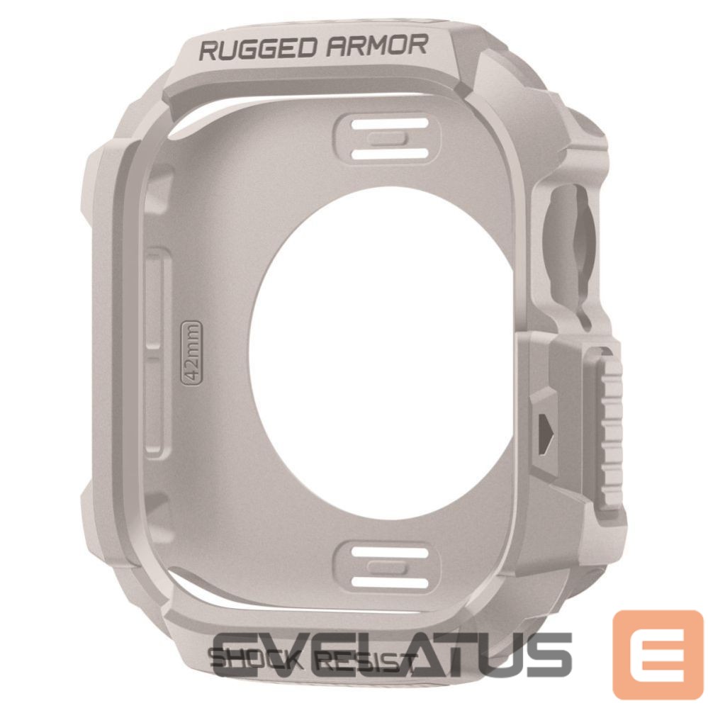 Citas preces Spigen Spigen Rugged Armor Case for Apple Watch 42mm - Beige