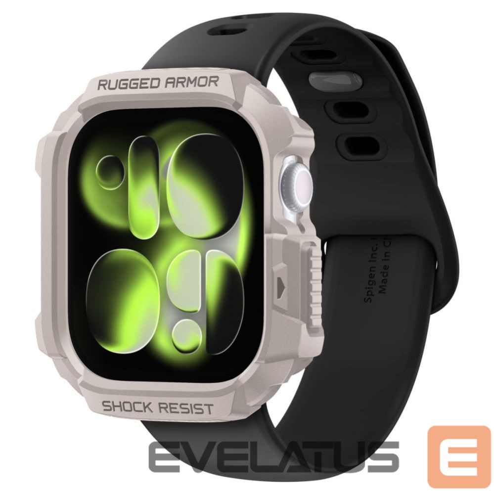 Citas preces Spigen Spigen Rugged Armor Case for Apple Watch 42mm - Beige
