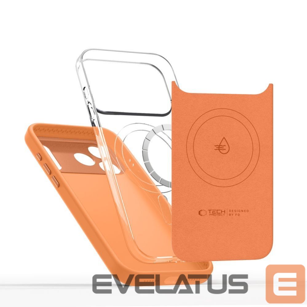 Citas preces Tech-Protect Tech-Protect Uniq MagSafe Case for iPhone 17 Pro Max - Orange
