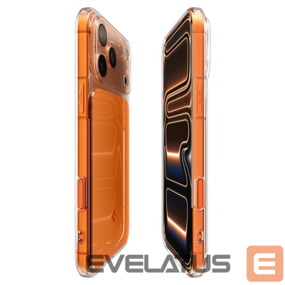 Citas preces Spigen Spigen Thin Fit MagSafe Case for iPhone 17 Pro Max - Clear Orange