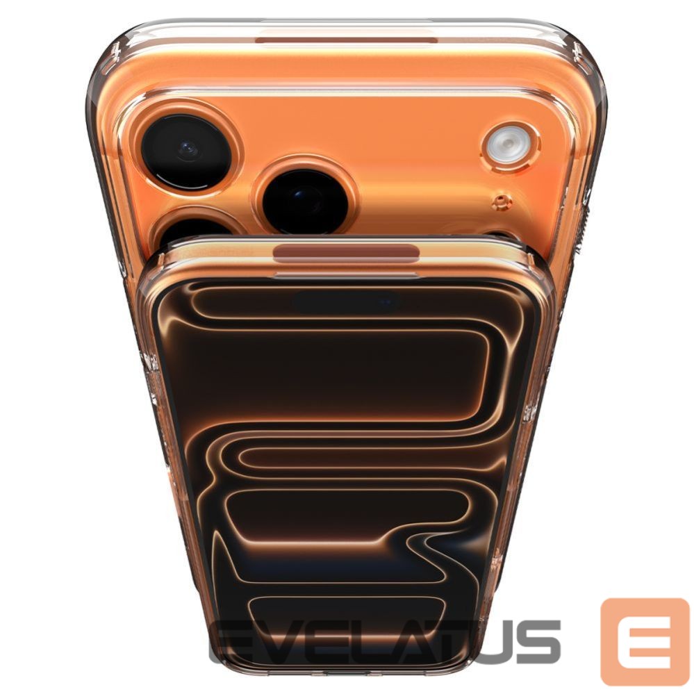 Citas preces Spigen Spigen Thin Fit MagSafe Case for iPhone 17 Pro Max - Clear Orange