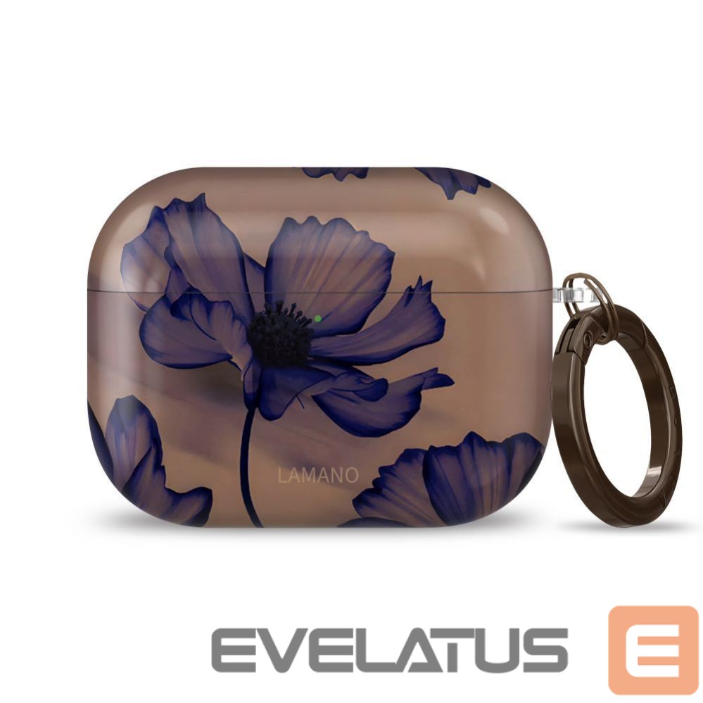 Citas preces Tech-Protect Tech-Protect Lamano case for AirPods 3 Pro - brown and purple
