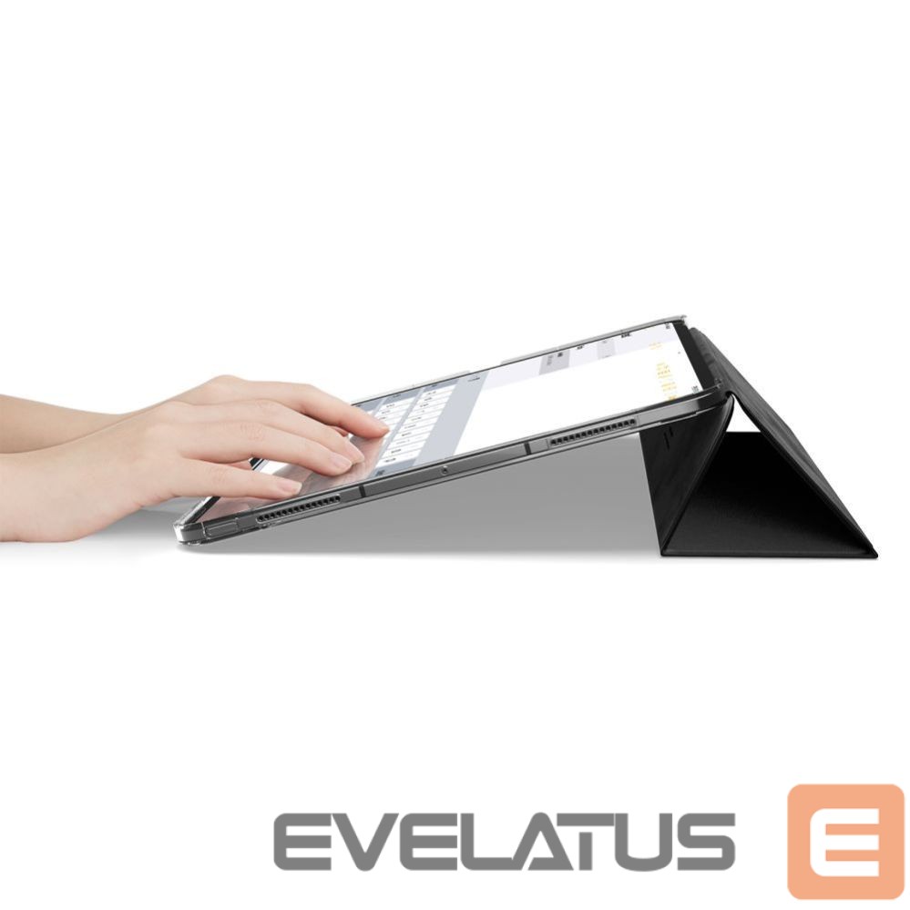 Citas preces Spigen Spigen Liquid Air Folio Case for iPad Pro 13" 7 / 8 / 2024-2025 - Black