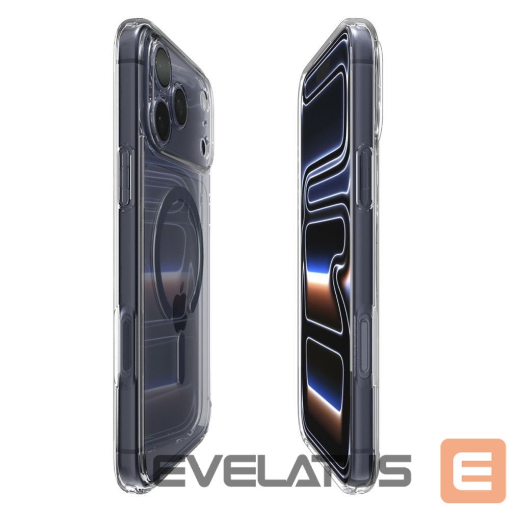 Citas preces Spigen Spigen Ultra Hybrid MagSafe Case for iPhone 17 Pro - Clear Navy Blue