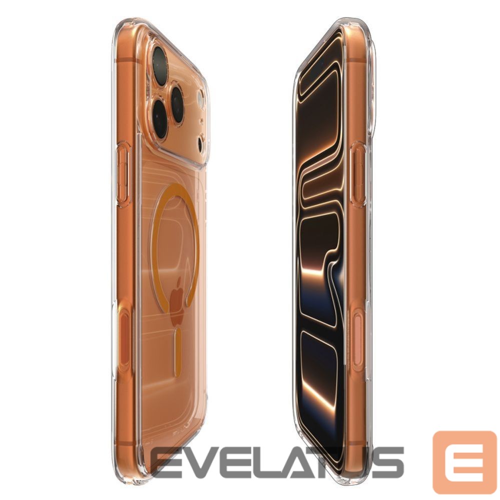 Citas preces Spigen Spigen Ultra Hybrid MagSafe Case for iPhone 17 Pro Max - Clear Orange