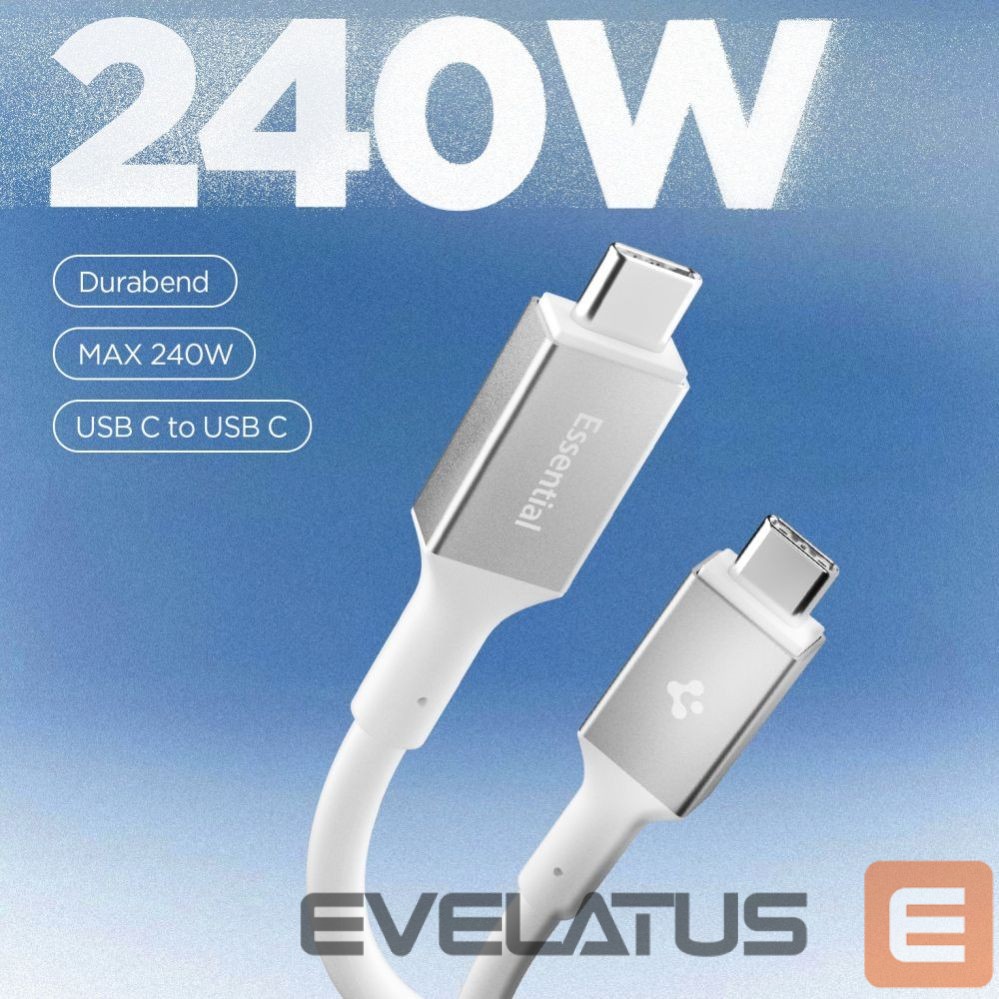 Citas preces Spigen Spigen EB24012CC USB-C Cable 240W 120cm - White