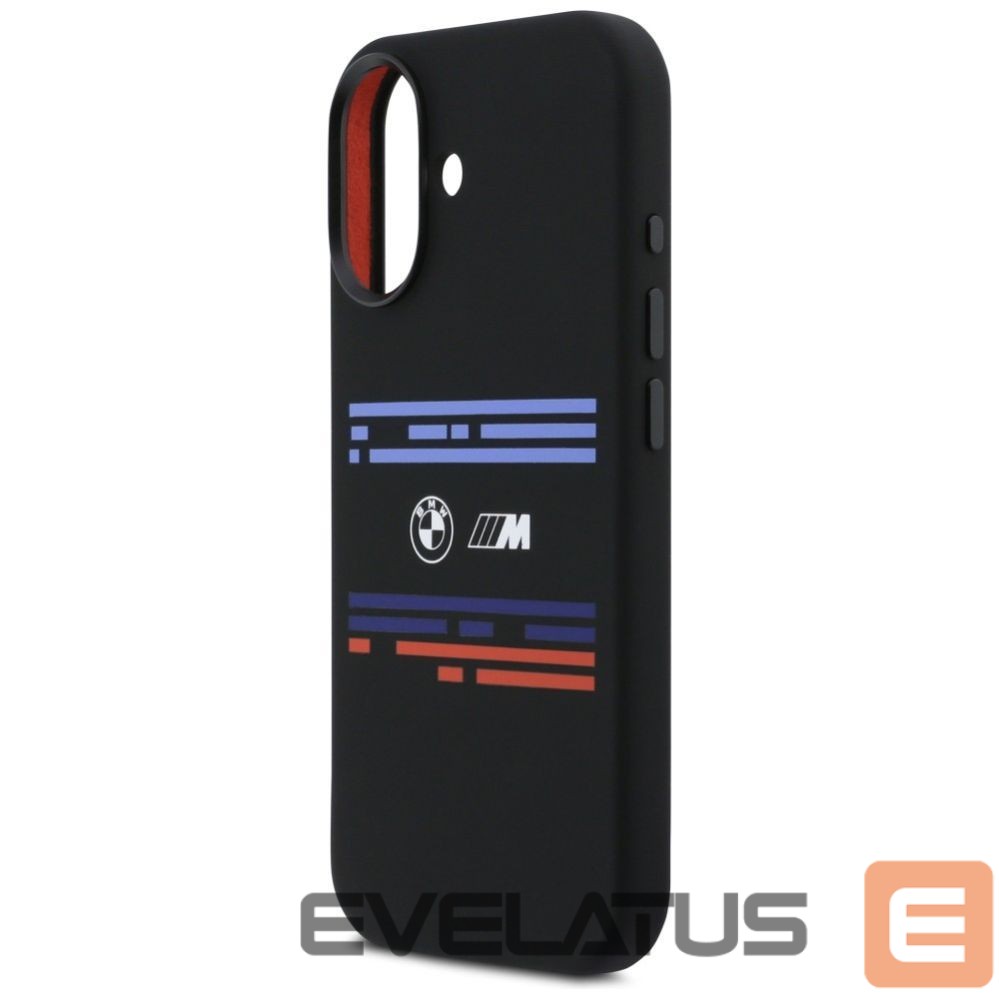 Citas preces BMW BMW M Silicon Horizontal Line MagSafe Case for iPhone 17 - Black