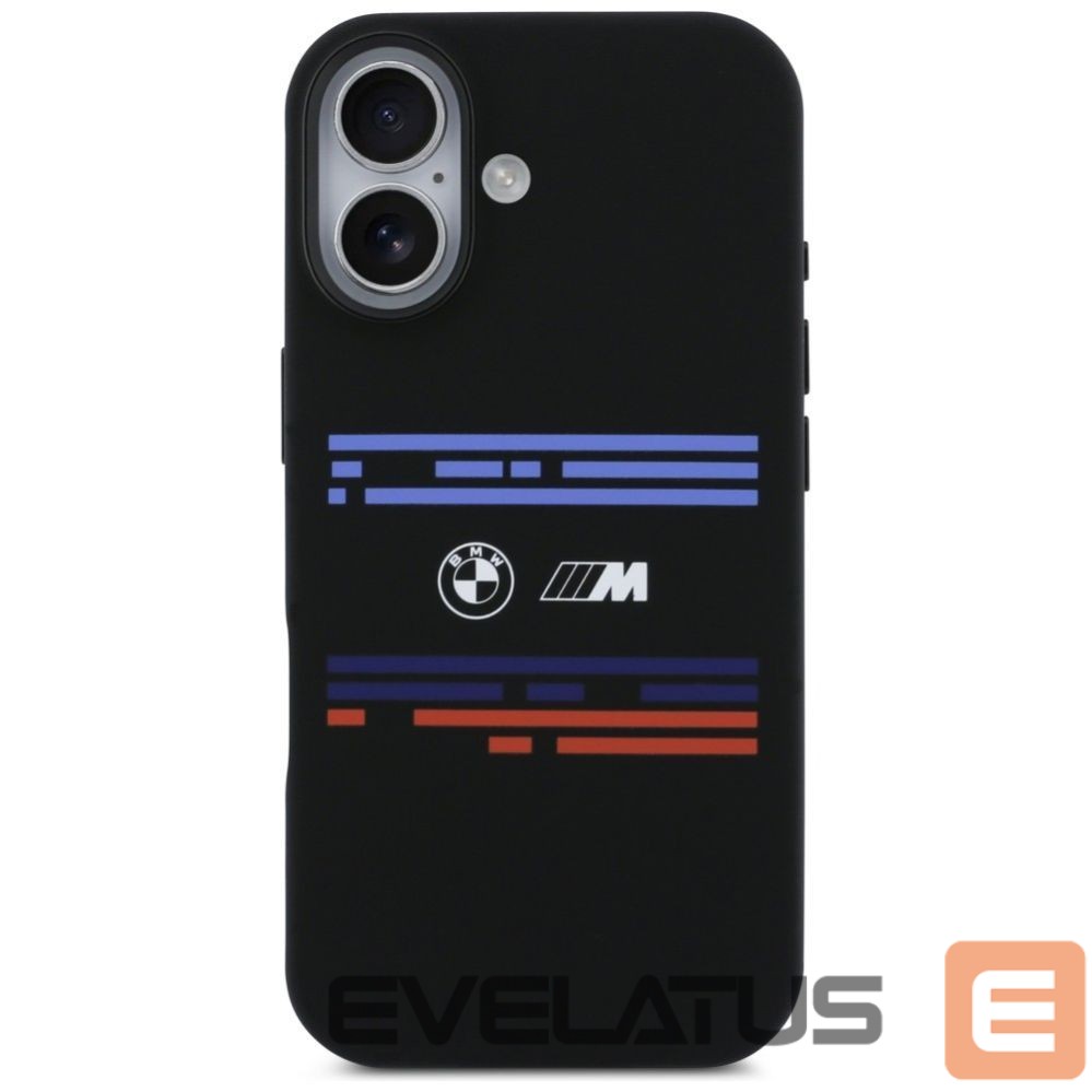 Citas preces BMW BMW M Silicon Horizontal Line MagSafe Case for iPhone 17 - Black