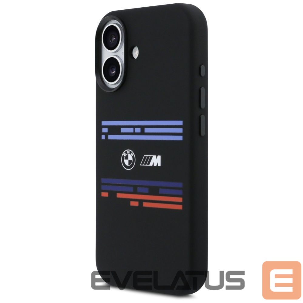 Citas preces BMW BMW M Silicon Horizontal Line MagSafe Case for iPhone 17 - Black