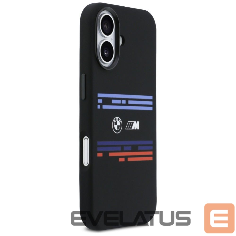 Citas preces BMW BMW M Silicon Horizontal Line MagSafe Case for iPhone 17 - Black