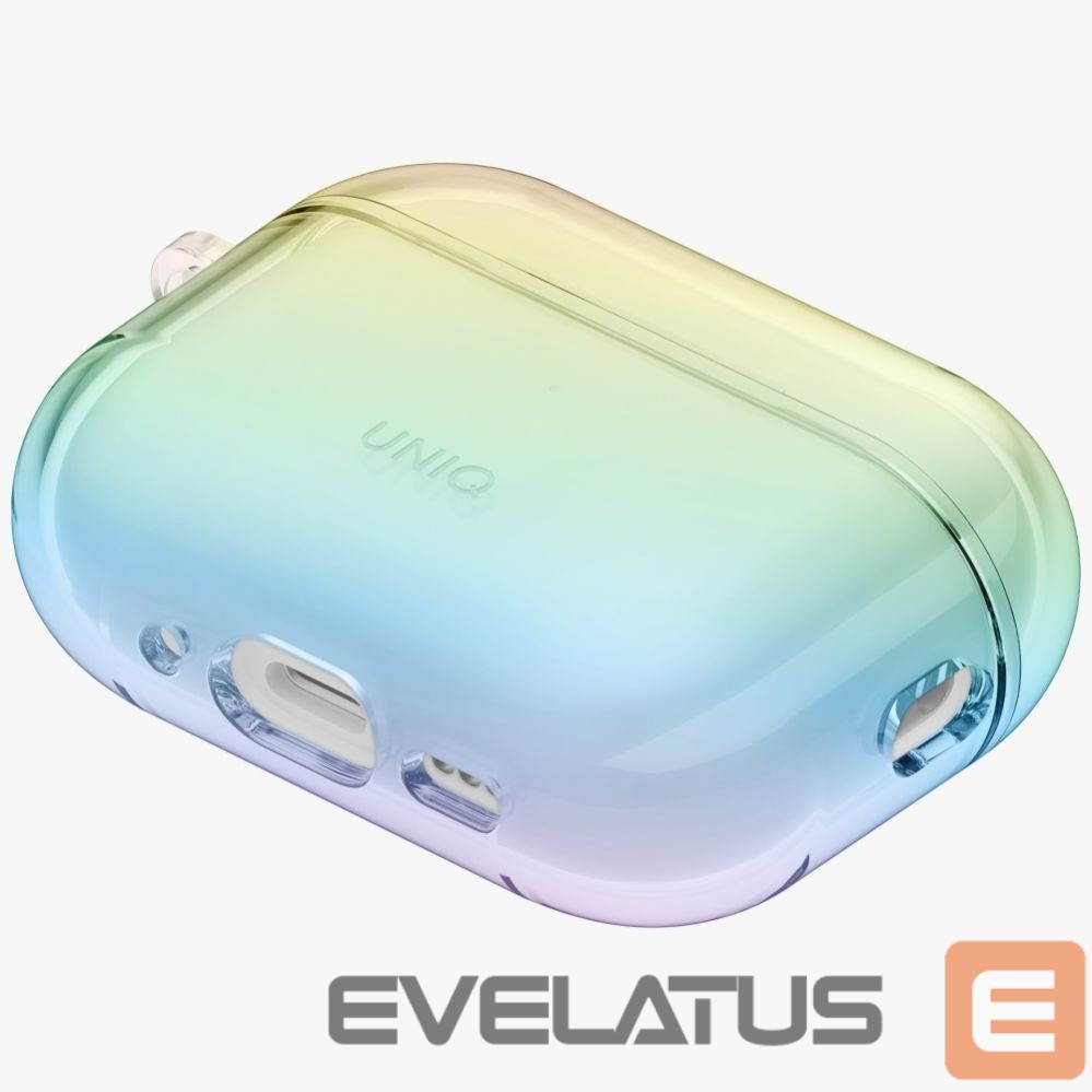 Citas preces UNIQ Uniq Iridescia Hang Case for AirPods Pro 3 - Transparent Multicolor