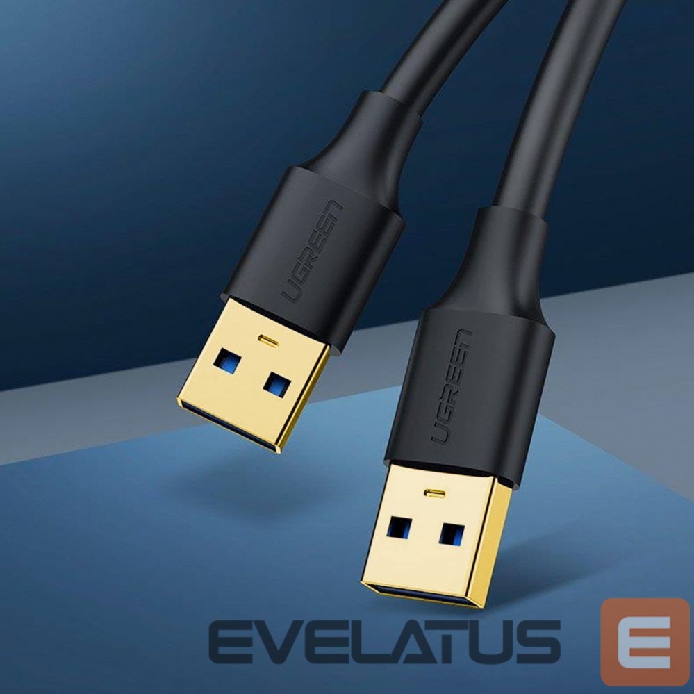 Kabelis Ugreen Ugreen US128 10371 USB-A 3.0 / USB-A 3.0 5Gb/s cable 2m - black