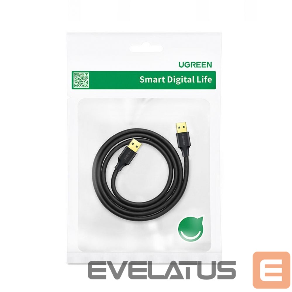 Kabelis Ugreen Ugreen US128 10371 USB-A 3.0 / USB-A 3.0 5Gb/s cable 2m - black