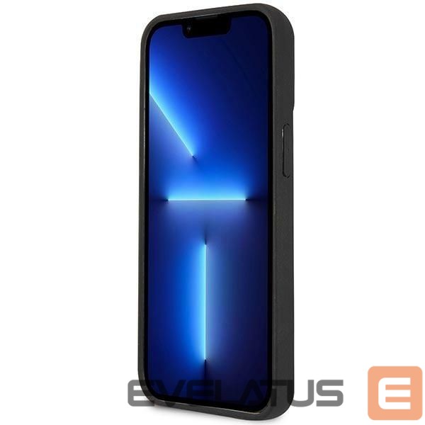 Aizmugurējais vāciņš Karl Lagerfeld Karl Lagerfeld KLHCP14LKH3DBK iPhone 14 Pro 6.1 "black / black hardcase 3D Rubber Karl`s Head