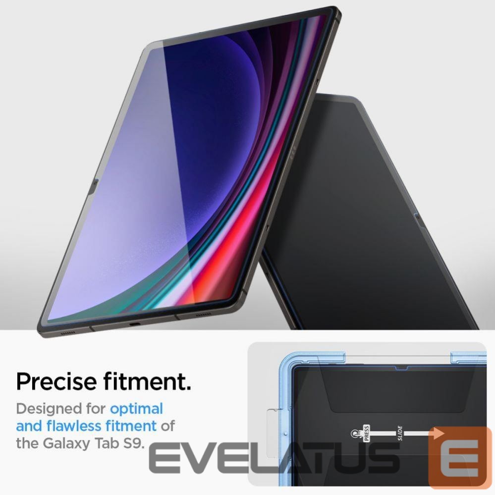 Aizsargstikls Spigen Spigen Glas.tR EZ Fit Tempered Glass for Samsung Galaxy Tab S9 11'' X710 / X716B