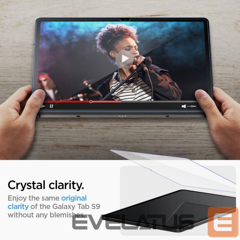 Aizsargstikls Spigen Spigen Glas.tR EZ Fit Tempered Glass for Samsung Galaxy Tab S9 11'' X710 / X716B