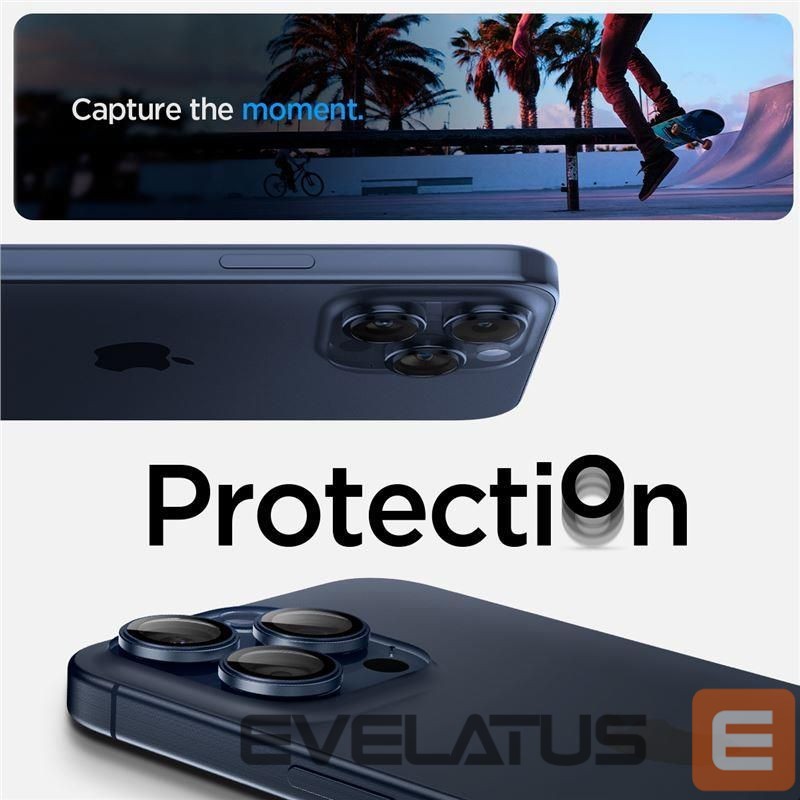 Aizsargstikls Spigen Titanic || Blue