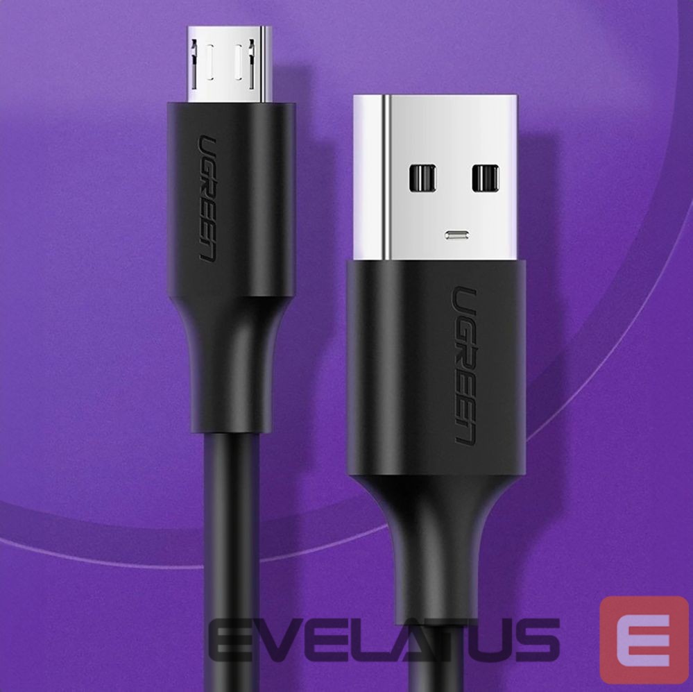 Kabelis Ugreen Ugreen US289 60134 micro USB / USB-A cable 0.25m - black