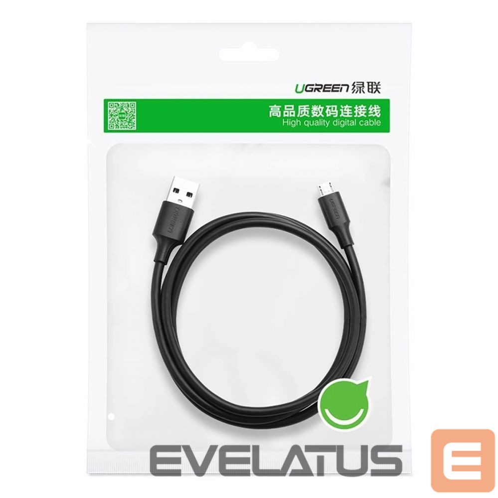 Kabelis Ugreen Ugreen US289 60134 micro USB / USB-A cable 0.25m - black