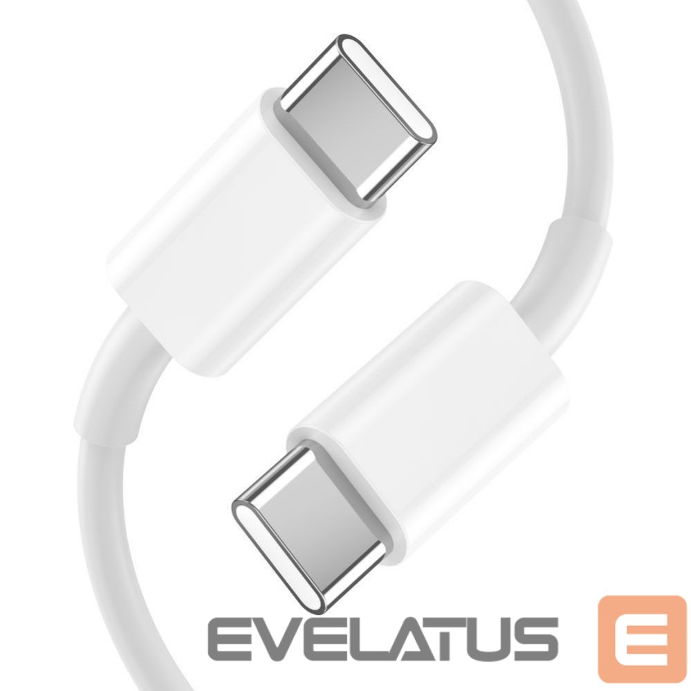 Adapteris Tech-Protect White \ USB-C (female) || USB-C (męski) \ z kablem USB-C