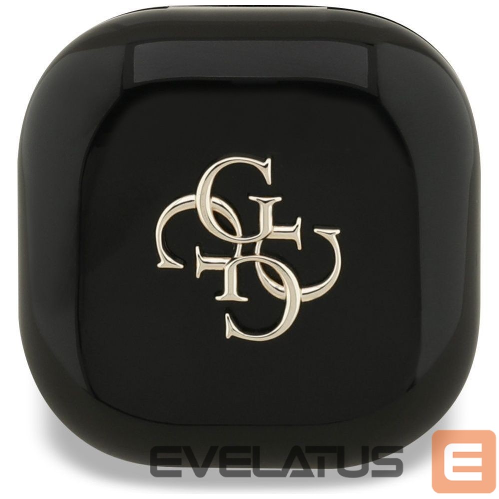 Bezvadu austiņas Guess Wireless earphones TWS Guess 4G Metal Logo black