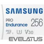 Atmiņas kartes Samsung  PRO Endurance MB-MJ256KA/EU 256 GB, MicroSD Memory Card, Flash memory class U3, V30, Class 10, SD adapter 