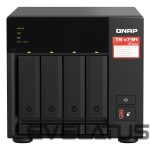 Zibatmiņa QNAP  4-Bay QTS and QuTS hero NAS TS-473A-8G Up to 4 HDD/SSD Hot-Swap, Ryzen V1500B Quad-Core, Processor frequency 2.2 GHz, 8 GB, DDR4, 2x2.5GbE, 3xUSB Type A 3.2 Gen 2, 1xUSB Type C 3.2 Gen 1, 2xPCIe, 2xM.2 2280 PCIe Gen3 x1 slots 